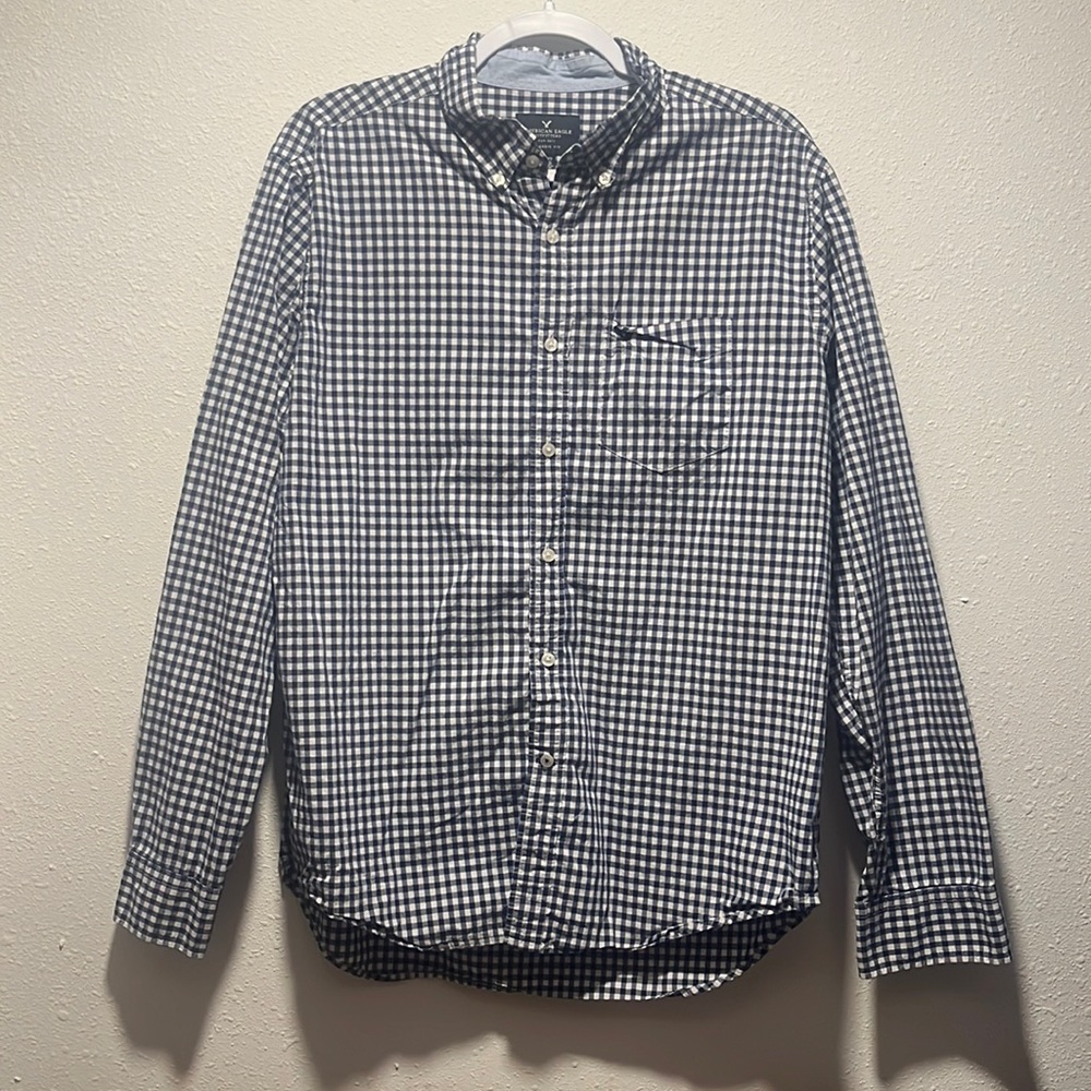 AE Plaid Button Up
